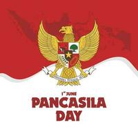 Happy Pancasila Day Vector