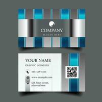 Shiny Business Card Template vector