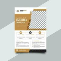 Corporate Business Flyer Design vector