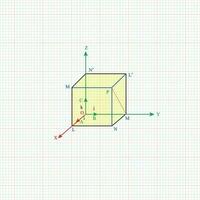 Mathematical geometric formulas abstract background. Can be used for mathematical and geometric symbols, graphs, drawings, symbols, diagram and drawing backgrounds. vector