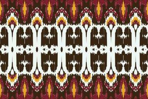 africano ikat sin costura modelo bordado antecedentes. geométrico étnico oriental modelo tradicional. ikat azteca estilo resumen vector ilustración. diseño para impresión textura,tela,sari,sari,alfombra.