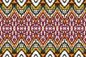 African Ikat Damask embroidery background. geometric ethnic oriental pattern traditional. Ikat Aztec style abstract vector illustration. design for print texture,fabric,saree,sari,carpet.