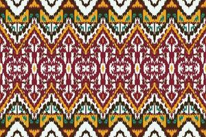 African Ikat Damask embroidery background. geometric ethnic oriental pattern traditional. Ikat Aztec style abstract vector illustration. design for print texture,fabric,saree,sari,carpet.