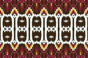 africano ikat sin costura modelo bordado antecedentes. geométrico étnico oriental modelo tradicional. ikat azteca estilo resumen vector ilustración. diseño para impresión textura,tela,sari,sari,alfombra.