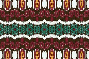 africano ikat cachemir modelo bordado antecedentes. geométrico étnico oriental modelo tradicional. ikat azteca estilo resumen vector ilustración. diseño para impresión textura,tela,sari,sari,alfombra.