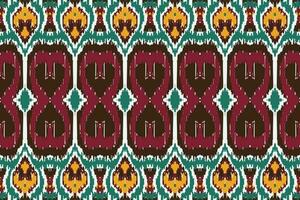 motivo ikat sin costura modelo bordado antecedentes. geométrico étnico oriental modelo tradicional. ikat azteca estilo resumen vector ilustración. diseño para impresión textura,tela,sari,sari,alfombra.