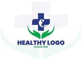 Health logo victor template vector