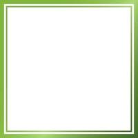 Rectangle green frame illustration design vector