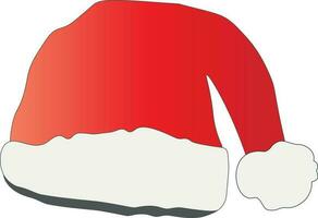 Christmas santa hat clipart illustration design vector