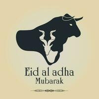 Eid al Adha mubarak vector