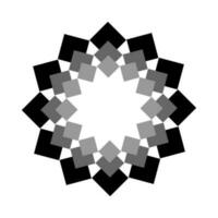 geométrico formas cuadrícula y rombos bandera con sitio para texto. vector
