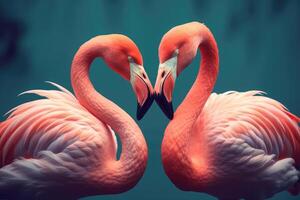flamingo Bird . AI Generated photo