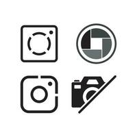 Camera icon vector