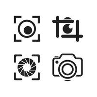 Camera icon vector