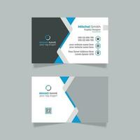 Modern print ready business card template pro vector