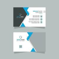 Modern print ready business card template pro vector