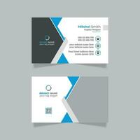 Modern print ready business card template pro vector