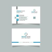 Modern print ready business card template pro vector