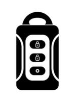 vector illustration of keyless smart icon on white background
