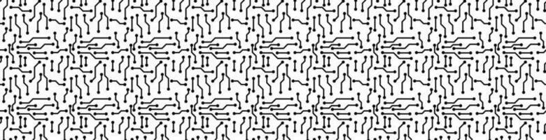 seamless pattern of circuit board vector