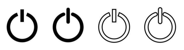 turn on turn off icon computer vector