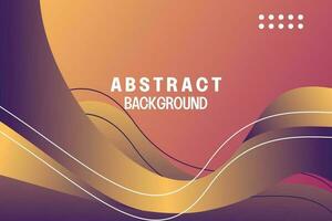 Amazing gradation color wave pattern background. Template for design of banner, greeting card, flyer, web, presentation, social media. vector