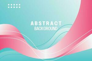 Amazing gradation color wave pattern background. Template for design of banner, greeting card, flyer, web, presentation, social media. vector