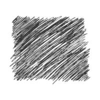 Pencil handwriting in the shape of a square isolated on a white background. Hand drawn doodle pencil strokes, crossed out square. vector