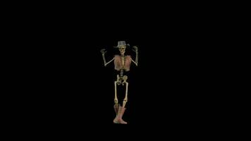 Skeleton Dancing loop video