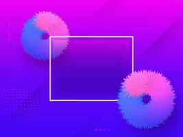 Abstract Gradient Pattern Background with Round Shape Fluffy. vector