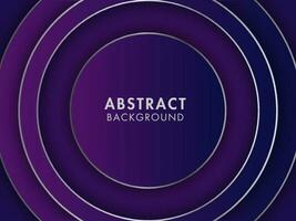 Gradient Purple Abstract Overlap Circles Background. vector