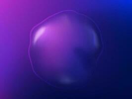 Abstract background with a liquid bubble. vector