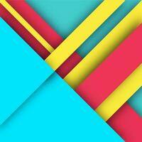 Blue, Red and Yellow Color Layout Material Design Background. vector