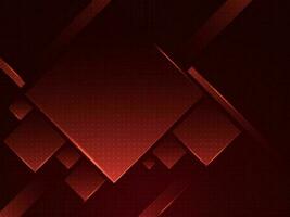 Abstract Brown Square Geometric Shape Background. vector