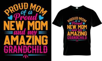 The Perfect Mother's Day T-Shirt Design for Any Occasion. vector