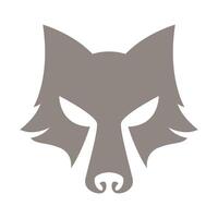 Wolf icon logo design vector