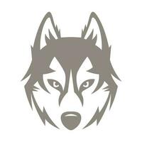 lobo icono logo diseño vector