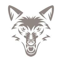 Wolf icon logo design vector