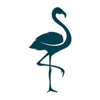 Flamingo logo icon design vector