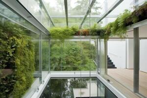 Living walls, roof gardens, sunrooms and spaces that transition from interior to exterior. photo