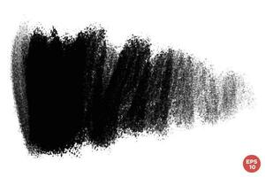 Vector hand drawn big brush stain. Greyscale painted stroke. Artistic backdrop. Grungy background.