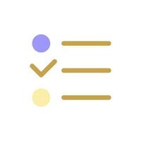 Checklist pixel perfect flat gradient color ui icon. To do list online. Digital planner tool. Simple filled pictogram. GUI, UX design for mobile application. Vector isolated RGB illustration