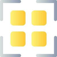 Scanning qr code flat gradient color ui icon. Get information from e-store. Online marketplace. Simple filled pictogram. GUI, UX design for mobile application. Vector isolated RGB illustration