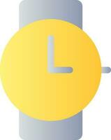 Wristwatch flat gradient color ui icon. Buying watches. Jewelry store. Online marketplace. Simple filled pictogram. GUI, UX design for mobile application. Vector isolated RGB illustration