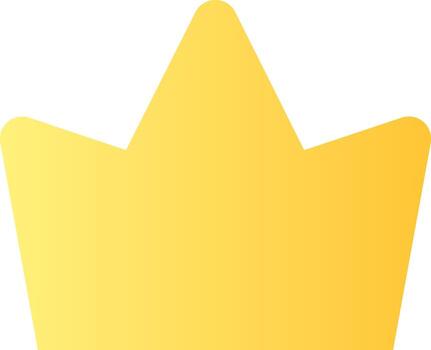 corona plano degradado color ui icono. de confianza vendedor. tendencias producto. parte superior comercio electrónico almacenar. sencillo lleno pictograma. interfaz gráfica de usuario, ux diseño para móvil solicitud. vector aislado rgb ilustración