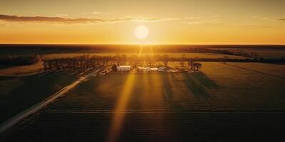 . . Photo realistic illustration of wild countryside landscape texas in america. Farmer adventure wild lifestyle vibe. Graphic Art