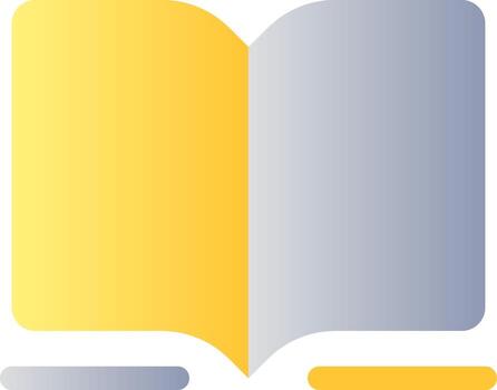 Book flat gradient color ui icon. Online bookstore. Buying and selling ebooks. E-commerce business. Simple filled pictogram. GUI, UX design for mobile application. Vector isolated RGB illustration