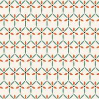 Seamless colorful flower design pattern vector