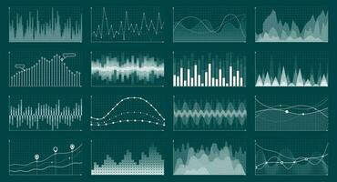 Currency grow chart. Stock graph diagram, finance and economic market analysis graphs. Analysis economics graphs vector concept