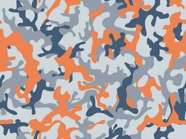 Seamless camouflage pattern. Modern camo. Military texture vector